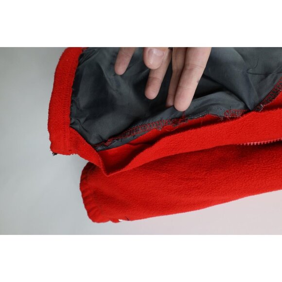 Vintage 90s Y2K Mens 2XL Distressed Brutus Ohio State University Fleece Jacket - Picture 13 of 16